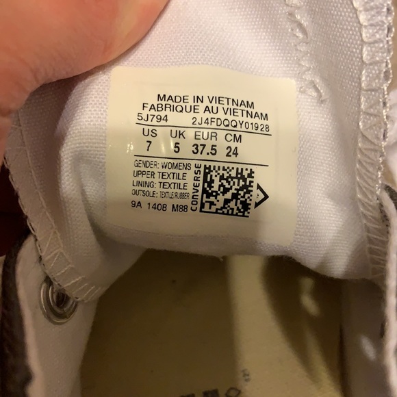 Grey Converse - Picture 3 of 3